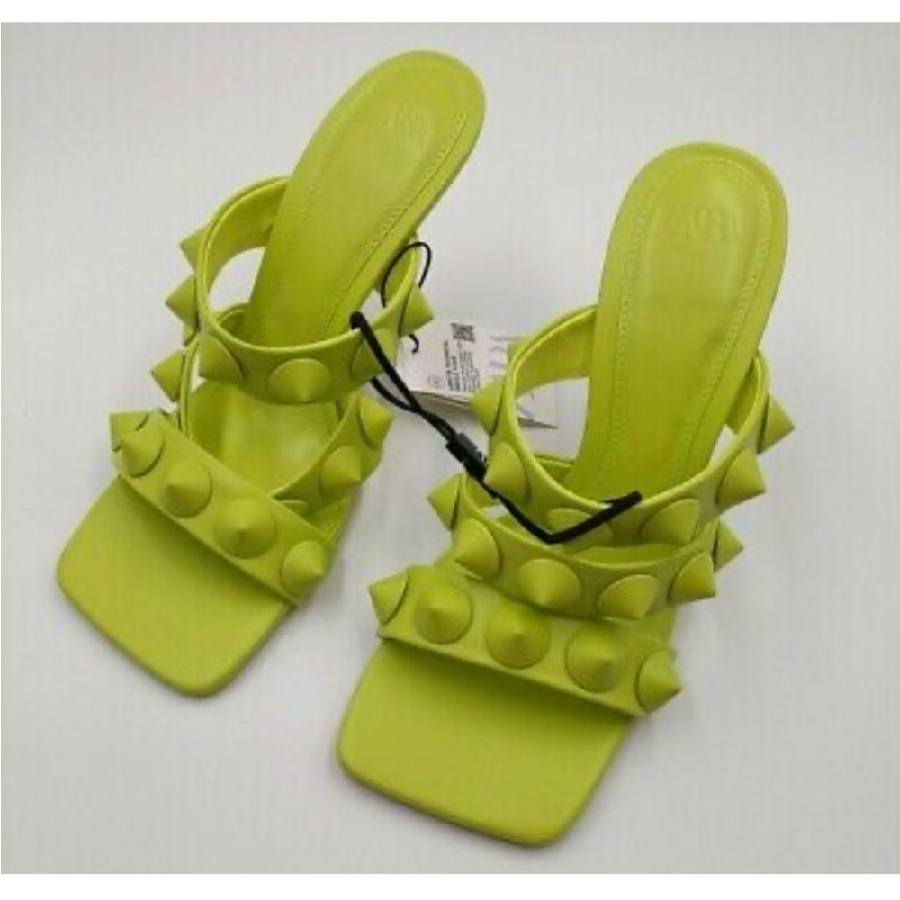 SOLD OUT Zara Rubberized Studded Heel